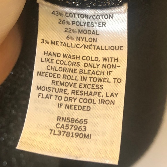 Leith Dark Silver Glitter Sweater Top - Picture 6 of 7